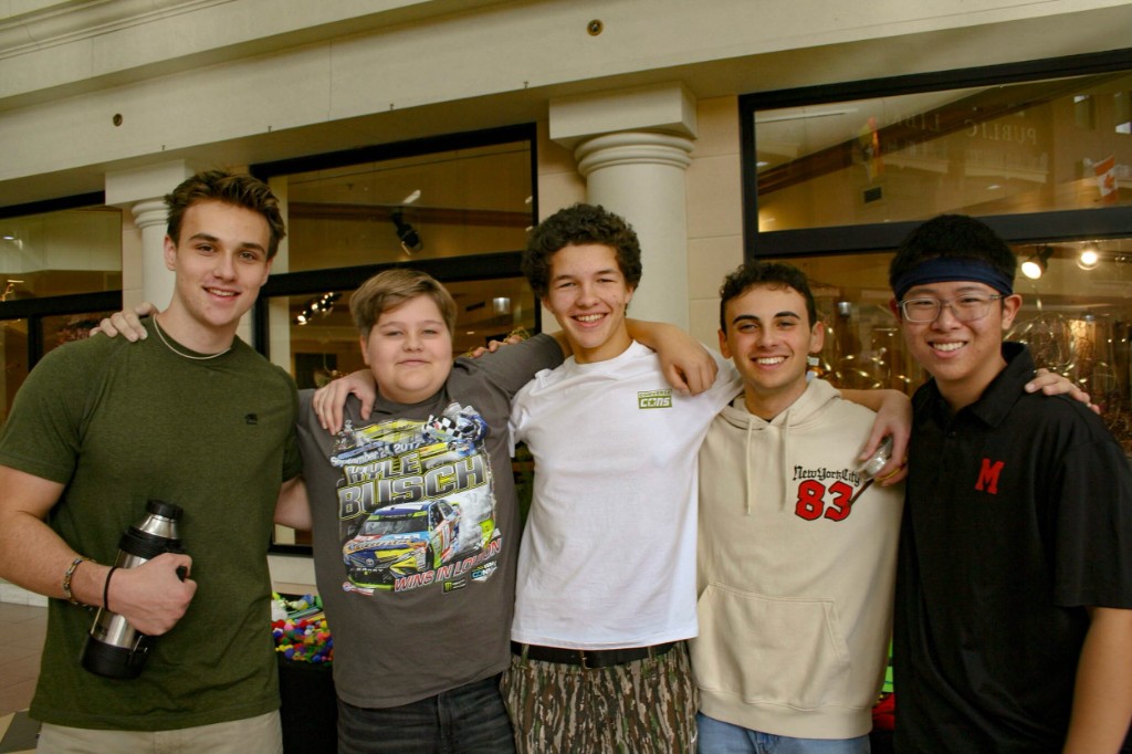 Participants at Cardboard for Kitty fundraiser